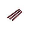 DIXON Industrial Carpenter Pencils, Hard Graphite Core, Red/Black, 7", 12-Pack