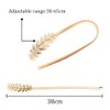 TRKETK 4 Pcs Curtain Tie Backs, Gold Curtain Holdbacks Creative
