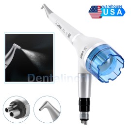 AZDENT Dental Air Polisher Teeth Polishing Handpiece & Quick Coupler 360°Rotating 4Hole
