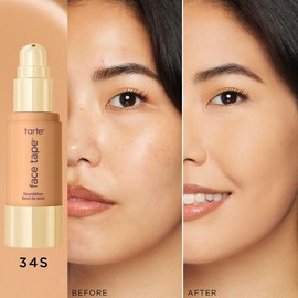 tarte face tape foundation - matte, waterproof, and gentle:_34S medium sand (medium skin with warm