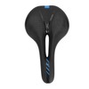 Road Bike Saddle Black Hollow Ergonomic Soft Silicone Sponge Tail
