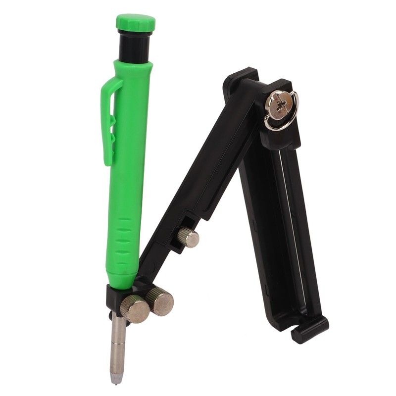 Multipurpose Scribing Tool Adjustable Contour Scriber with Pen Woodworking Measuring