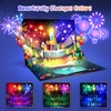 3D Musical Birthday Card with Blowable LED Light Candle, DIY
