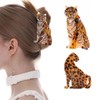 Tiger Design Hair Claw Clip,Animal Acetate Material Hair Accessory for