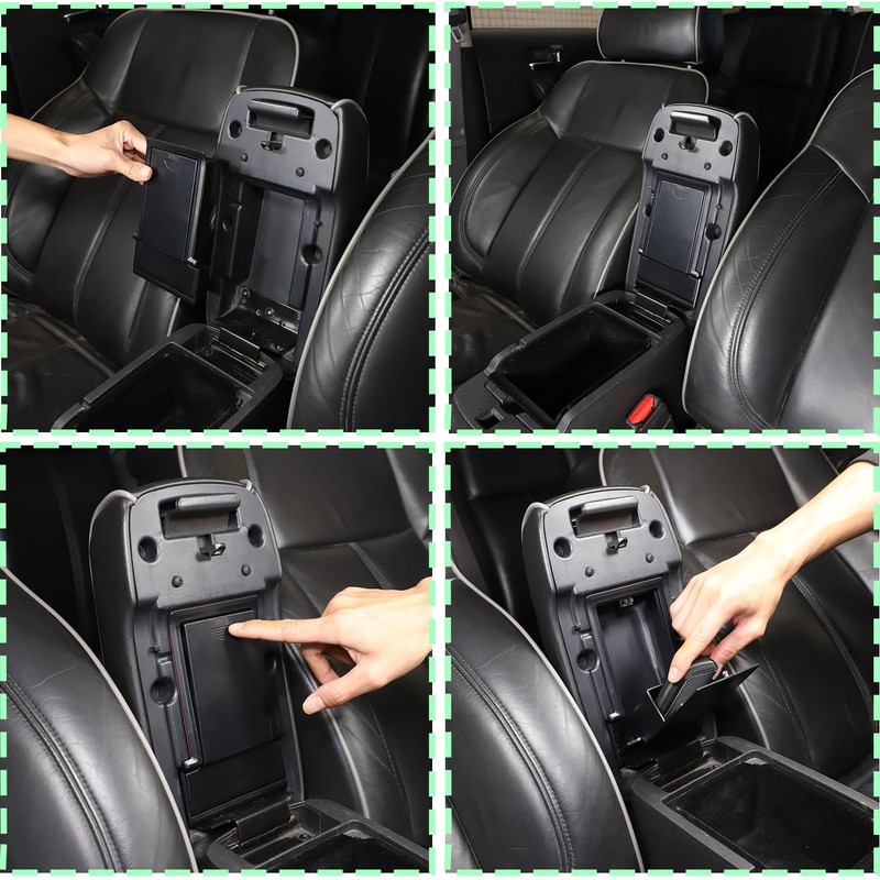 PIUGILH Center Console Organizer Armrest Storage Box Fit for Hummer