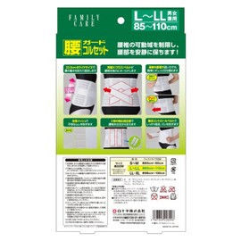 White Cross Waist Guard Corset, L - LL, 1 Piece, Unisex, Wide, Full Mesh