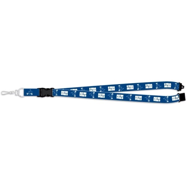 Pro Specialties Group Indianapolis Colts Throwback Retro Logo Deluxe Lanyard