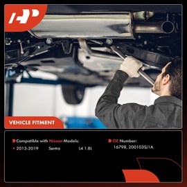 A-Premium Catalytic Converter Kit Direct-Fit Compatible with Nissan Sentra 2013-2019 1.8L, EPA Compliant, Replace# 200103SJ1A