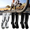 3 Packs Compression Socks Nylon Wire Ventilate Athletic Calf Socks