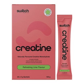 Switch Nutrition Creatine Monohydrate - Refreshing Lime, 20 x 5g Sachets