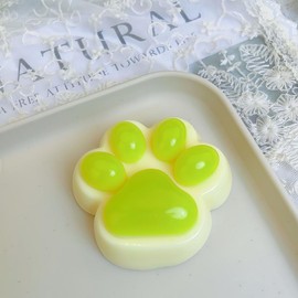 【2025 New】MOBECK 1pcs Fluffy Squishy Cat Paw Squishy Toys, 2.76 inch Big Cute Kawaii fufu Squishies,Sticky Taba Squishy Cat Paw Fur Ball,Super Soft Squishy Stress Relief Funny Fidget Toys Novelty Things Suitable for Adults Kids:_Green