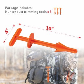Butt Out Tool - Deer Field Dressing Accessories for Large Animal Livestock Anal Cleaning, 3 Pcs