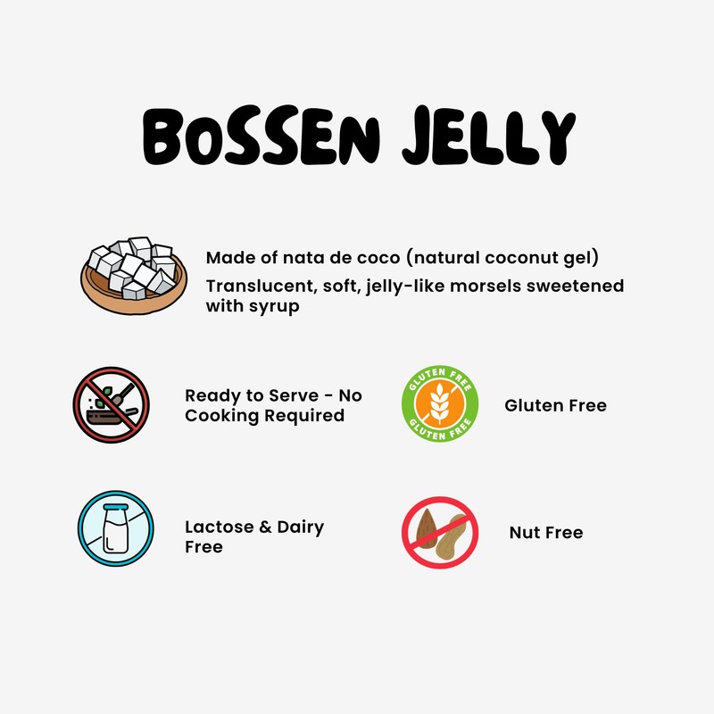 Bossen Jelly Topping-8.38lbs/bottle-Strawberry flavor