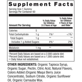 Melatonina 60 Gomitas Niños Premium Dormir Mejor Eg M31 Sabor Berries