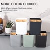 Bamboo Toothbrush Holder for Bathrooms, 3 Slots Toothbrush and Toothpaste