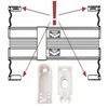 ECSiNG 8 Sets Plissee Klemmhalter Ersatzteile für Spannplissee System 2001