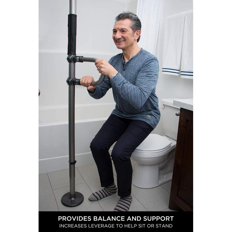 Signature Life Single Grab Bar Accessory, Compatible with The Signature-Life-Sure-Stand-Pole,