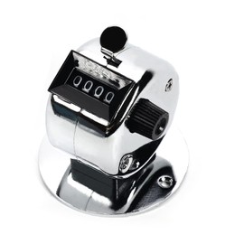 Othmro Plasitc Hand Tally Counter 4-Digit Tally Counters Mechanical Palm Counter Clicker Counter Handheld Pitch Click Counter Number Count for Row, People, Golf, Lap & Knitting, Pink