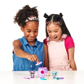 Magic Mixies Mixlings Sparkle Magic Mega 4 Pack, Magic Wand Reveals Magic Power, for Kids Aged 5 and Up