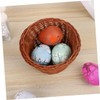 CAXUSD Easter Craft Storage Basket Handwoven Mini Basket for Easter