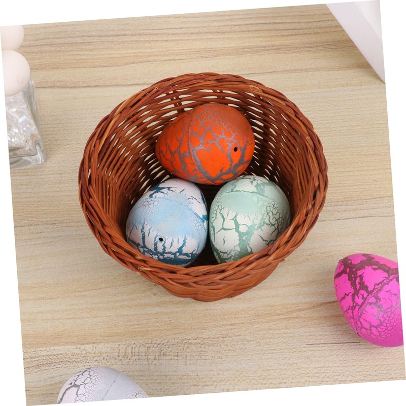 CAXUSD Easter Craft Storage Basket Handwoven Mini Basket for Easter