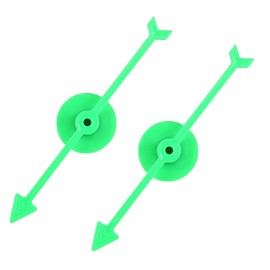 2Pcs Spinner Game Engaging Board Arrow Set Home and School Party Spinners Plastic Craft with Suction Cup Board Games Accessories (Green)