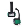 Schiek Lifting Straps with Wrist Guard and Dowels (Green)