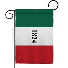 Historic Alamo Garden Flag Patriotic July Memorial Veteran Independence United State American Small Decorative Gift Yard House Banner Double-Sided Made in USA 13 X 18.5