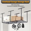 3x8Ft Heavy Duty Overhead Garage Storage Rack, Adjustable Ceiling Storage
