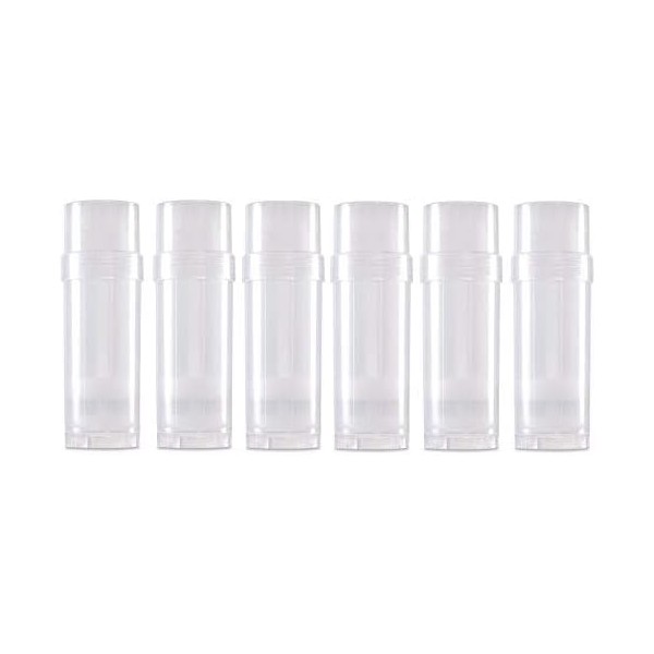 Empty Deodorant Twist-up Containers (Natural, White, Black) - for lotion