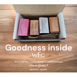 WFG WATERFALL GLEN SOAP COMPANY, LLC. SHARE THE GOODNESS Nickel Box - Assortment (Spice)