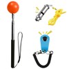 3Pack Set - Dog Clicker for Training, Retractable Target Stick,