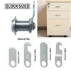 Wkmamo 20 mm Letterbox Lock, Lever Lock, Security Mailbox Lock