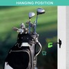FEYRUN Wall Mounted Golf Bag Hook, 2 Bags Storage Racks
