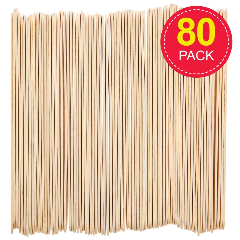 Baker Ross FN234 Jumbo Wooden Craft Sticks - Pack of