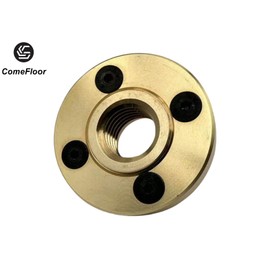ComeFloor Solid Brass Flush Mount Adapter Flange for Quad Diamond Saw Blade, 5/8”-11 Thread，5 Pack