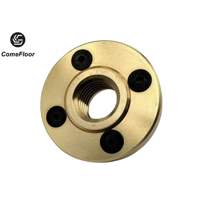 ComeFloor Solid Brass Flush Mount Adapter Flange for Quad Diamond