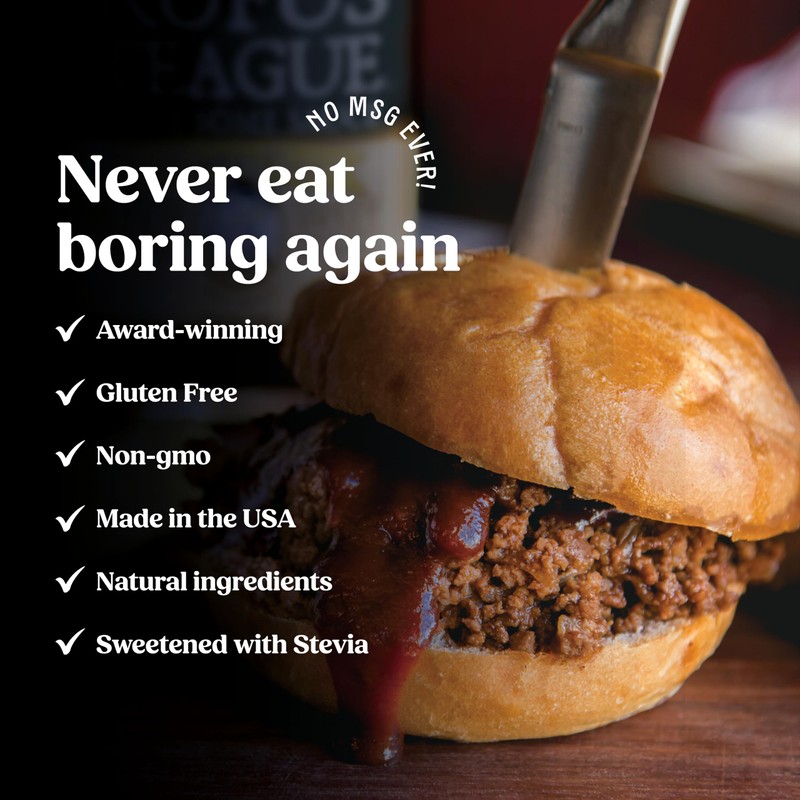 Sugar-Free BBQ Sauces and Dry Rub Gift Set By Rufus