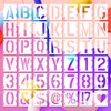 2 Inch Letter Stencils Kit - 42 Pcs Reusable Plastic
