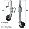 NovelBee 2000 lbs Boat Trailer Jack with 7.5" Dual Wheels,12"
