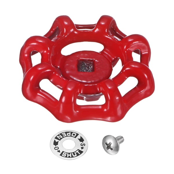 M METERXITY 1-Set Outside Faucet Handle, 5x5mm Paint Cast Iron