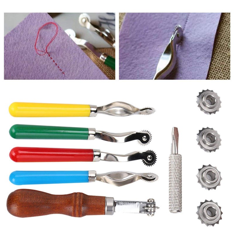 Tracing Wheels, 5Pcs Needle Point Tracing Wheels Sewing Roulette Spacer