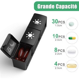7 Day Pill Box 21 Compartments 3 Times