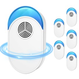 Upgraded Ultrasonic Repeller 6 Packs, 2024 Indoor Ultrasonic Device Insect Defense for Bugs for Roach, Bugs,Rodent, Mouse, Ant, Mosquito, Mice, Spider, Electronic Plug in Pest Control