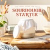 kitchentoolz Sourdough Starter Jar - Half Gallon Wide Mouth Jar