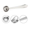2PCS Coffee Scoop with Bag Clip, Stainless Steel Coffee Measuring