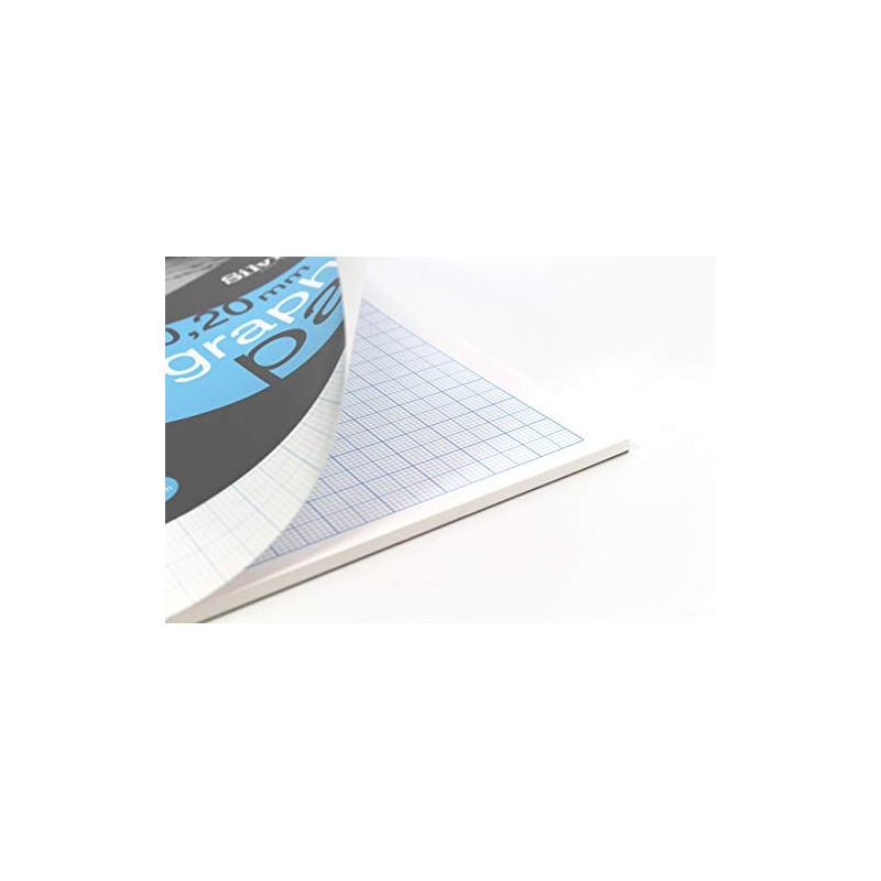 Silvine A4 Professional Graph Pad. 50 Sheets of Quality 90gsm