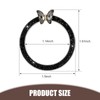 DACIRTY Bling Butterfly One-Touch Ignition Start Switch Ring, Creative Inlaid