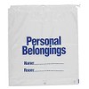 Patient Personal Belonging Bags - Drawstring Clear ， 1.6 mil