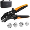 KF CPTEC 6PCS Multi-functional Wire Crimping Tool with Quick-Change Jaws